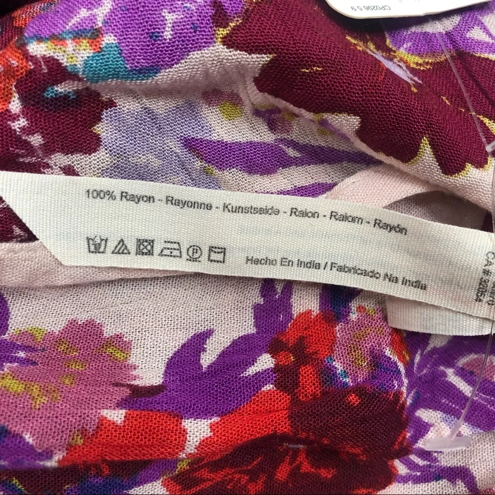 Free People Bali Wrapped in Blooms Kimono Wrap OS - Picture 8 of 8